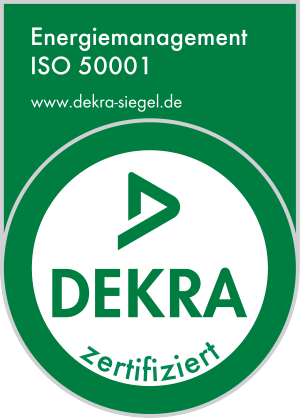 Logo Dekra-Siegel ISO 50001